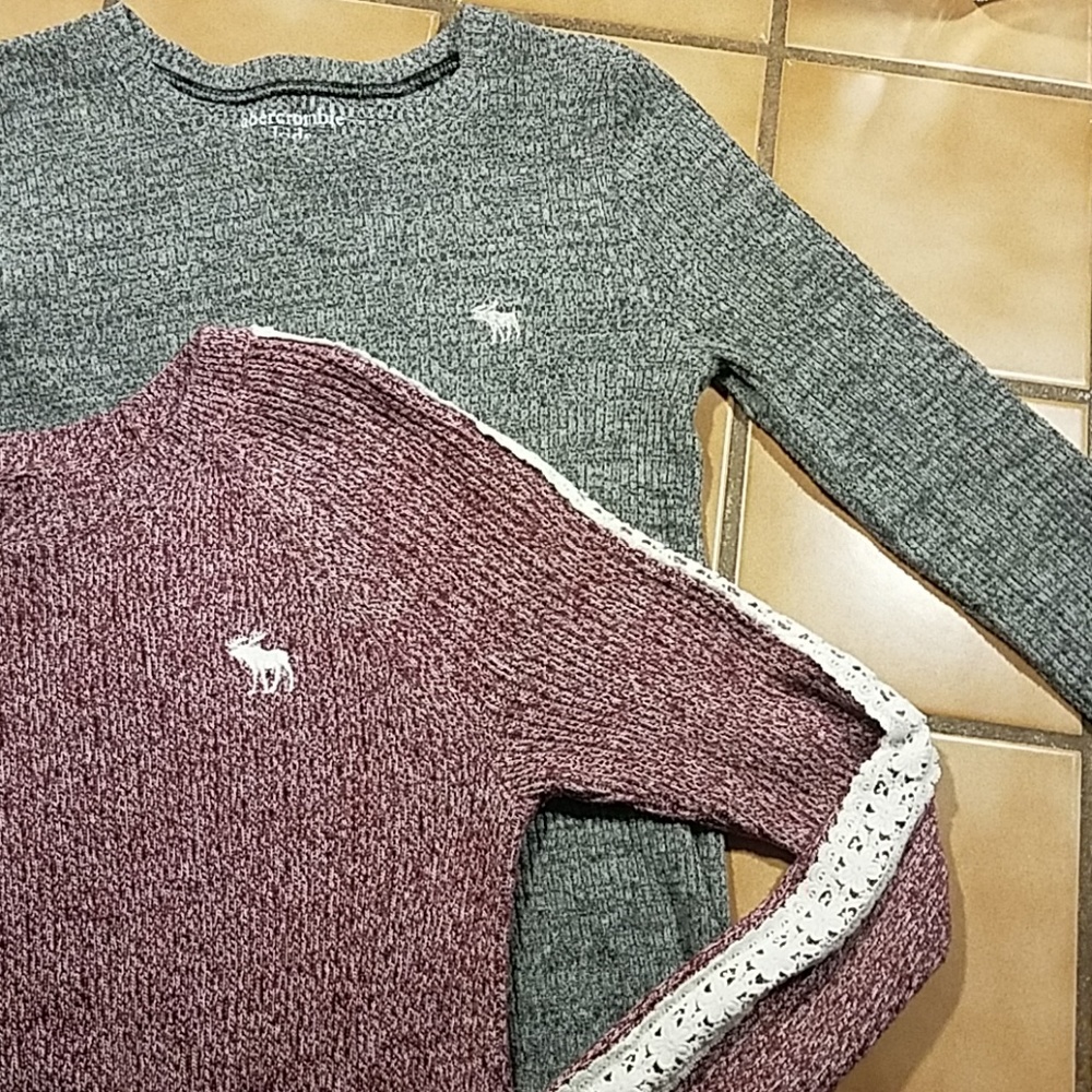 SOLD.       2 Abercrombie Kids Tops size 13/14